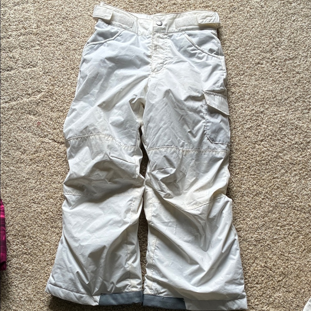 Columbia White Snow Pants Kids XS/5